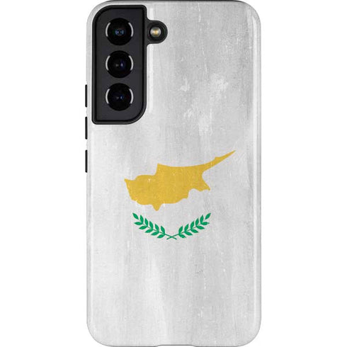 Cyprus Flag Distressed Galaxy S22 Pro Case